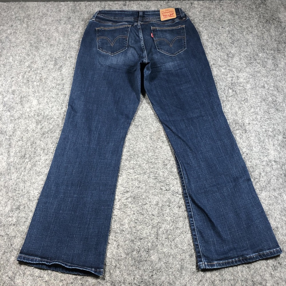 Levi's 529 Curvy Bootcut Jeans Womens 12 Blue Medium Wash Stretch Denim - Picture 16 of 16